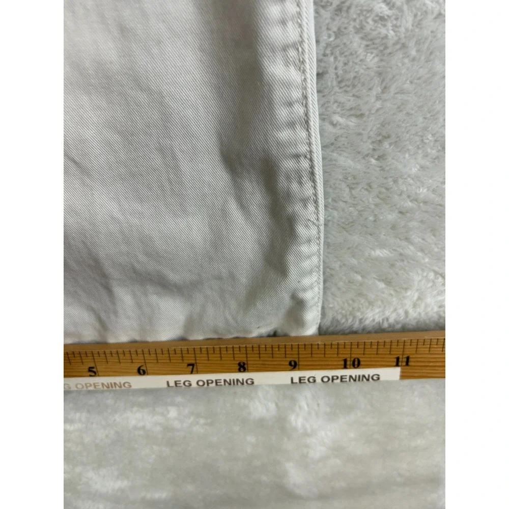 Lucky Brand Dungarees Rancher Flare Jeans Womens 10/30 Off White Mid Rise